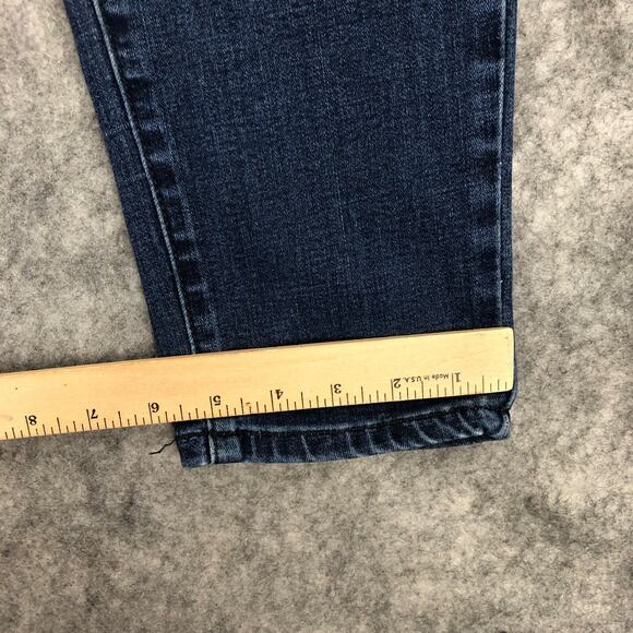 KanCan Womens Jeans 29 Blue Ankle Boyfriend Skinny Distressed Mid Rise Relaxed - Picture 11 of 12